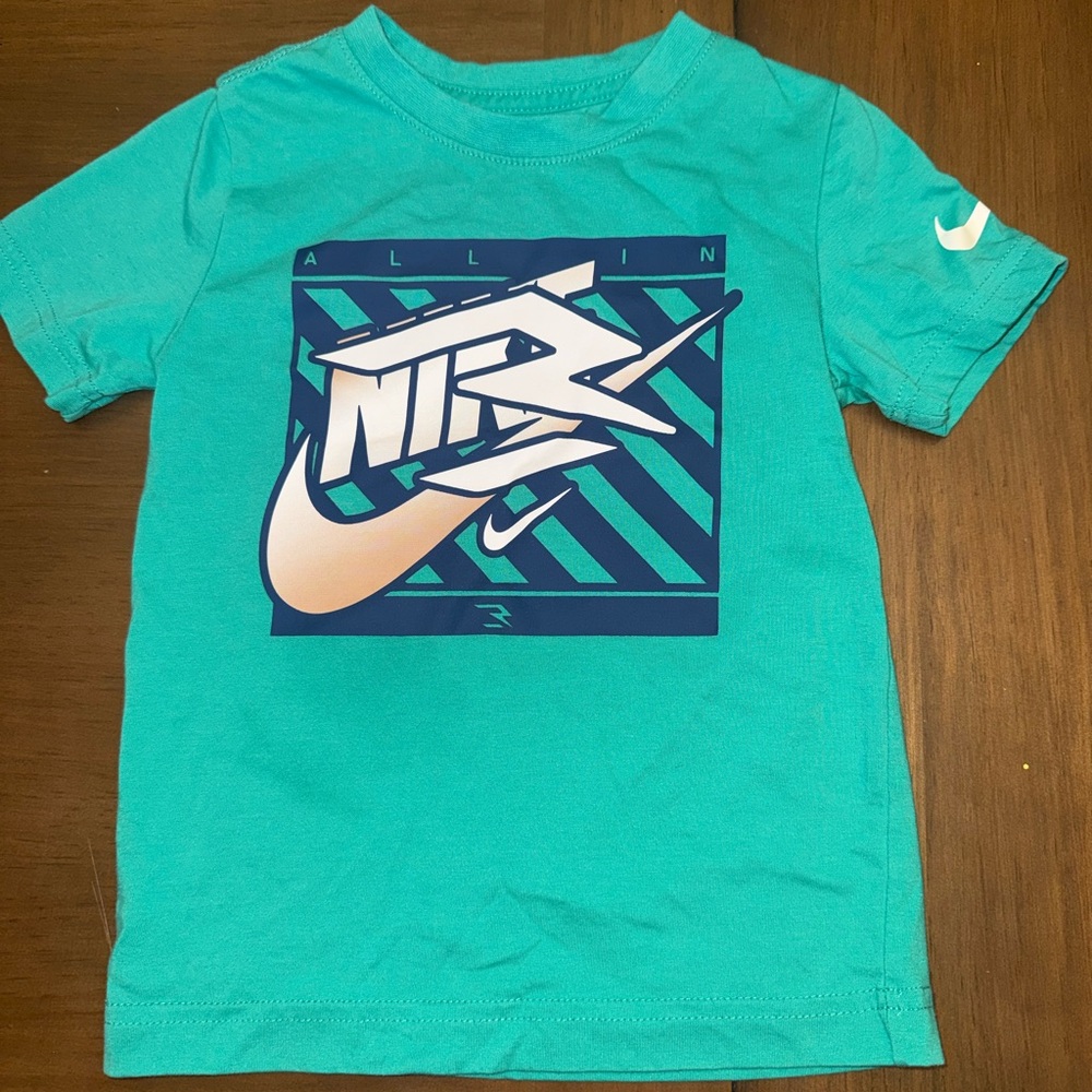 Nike Teal Boys' Graphic Short Sleeve Tee